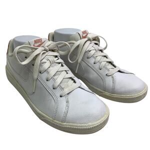 Nike Court Royale 2 White/Pink Sneakers Tennis Shoes Womens 8.5